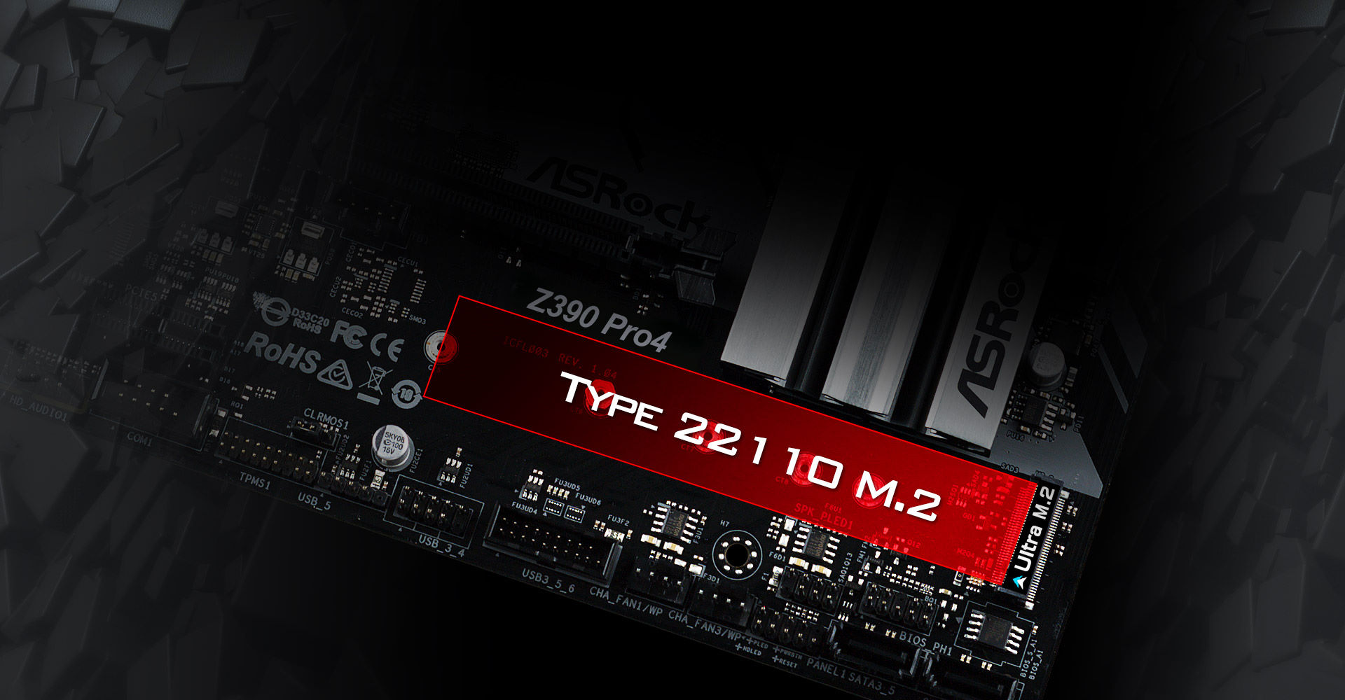 Supports Type 22110 M.2